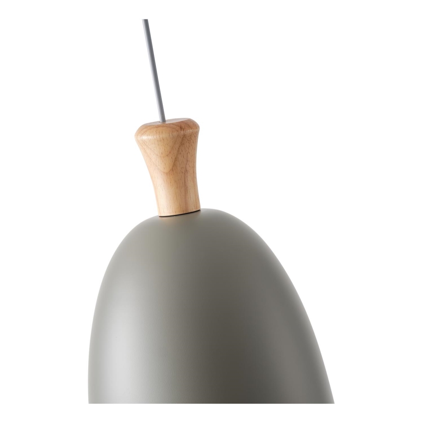 Hängeleuchte 1xE27/15W/230V grau pr. 23 cm
