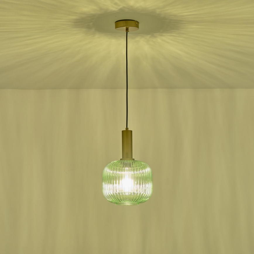 Hängeleuchte 1xE27/15W/230V grün pr. 20 cm
