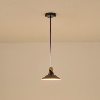 Hängeleuchte 1xE27/15W/230V schwarz
