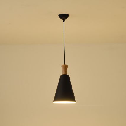 Hängeleuchte 1xE27/15W/230V schwarz pr. 20 cm