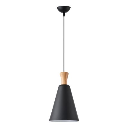 Hängeleuchte 1xE27/15W/230V schwarz pr. 20 cm