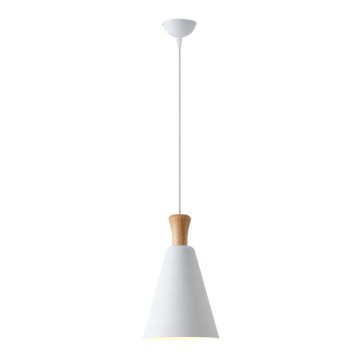 Hängeleuchte 1xE27/15W/230V weiß pr. 20 cm
