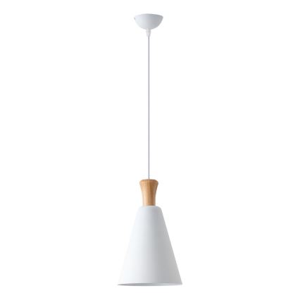 Hängeleuchte 1xE27/15W/230V weiß pr. 20 cm