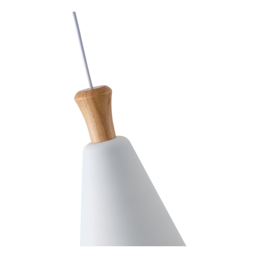 Hängeleuchte 1xE27/15W/230V weiß pr. 20 cm