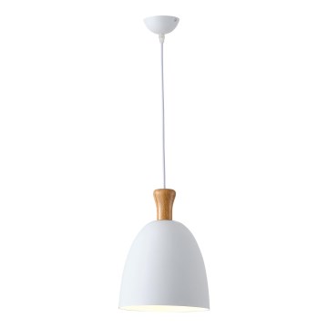 Hängeleuchte 1xE27/15W/230V weiß pr. 23 cm