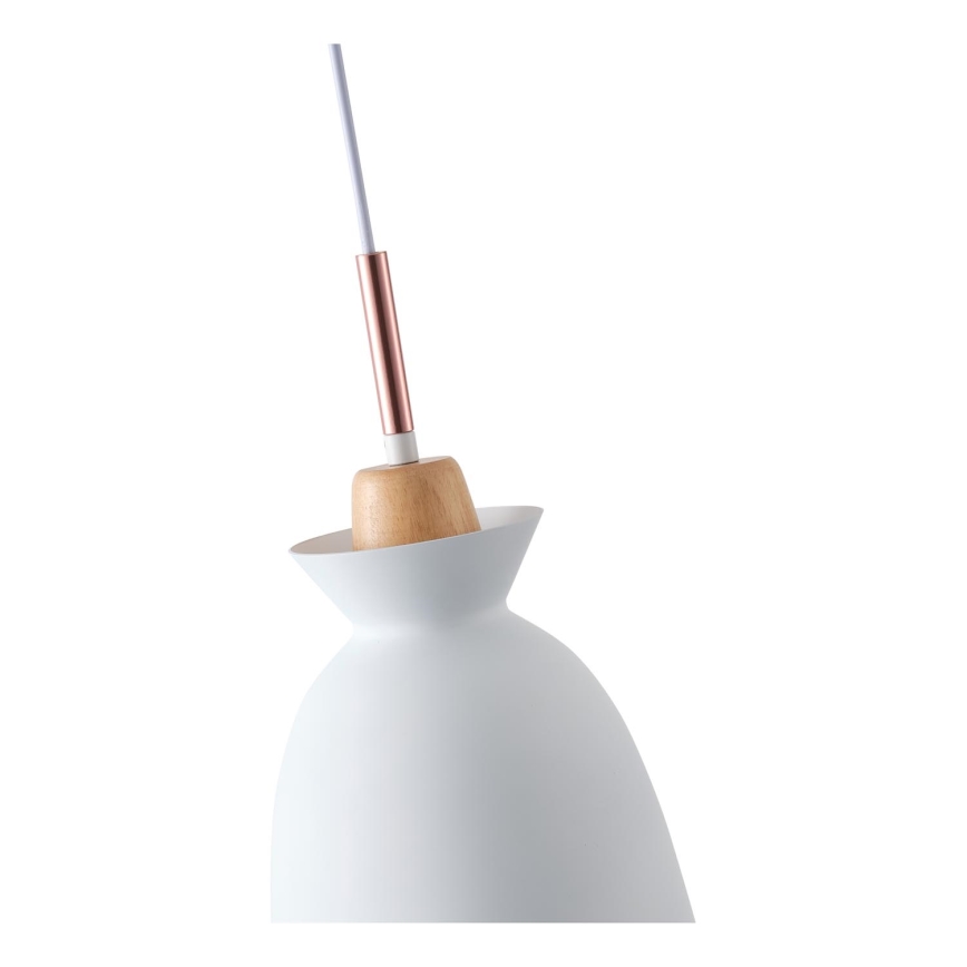 Hängeleuchte 1xE27/15W/230V weiß pr. 28 cm