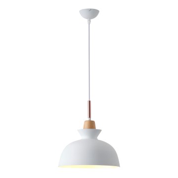 Hängeleuchte 1xE27/15W/230V weiß pr. 28 cm