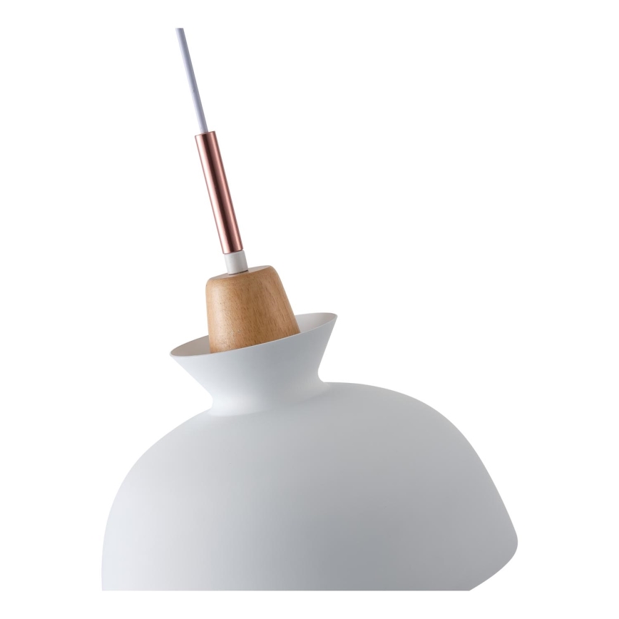 Hängeleuchte 1xE27/15W/230V weiß pr. 28 cm