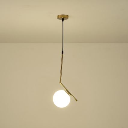 Hängeleuchte 1xE27/40W/230V Messing