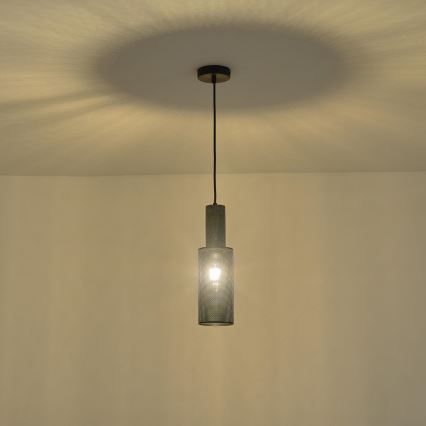 Hängeleuchte 1xE27/40W/230V schwarz