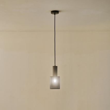 Hängeleuchte 1xE27/40W/230V schwarz