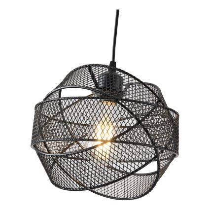Hängeleuchte 1xE27/40W/230V schwarz