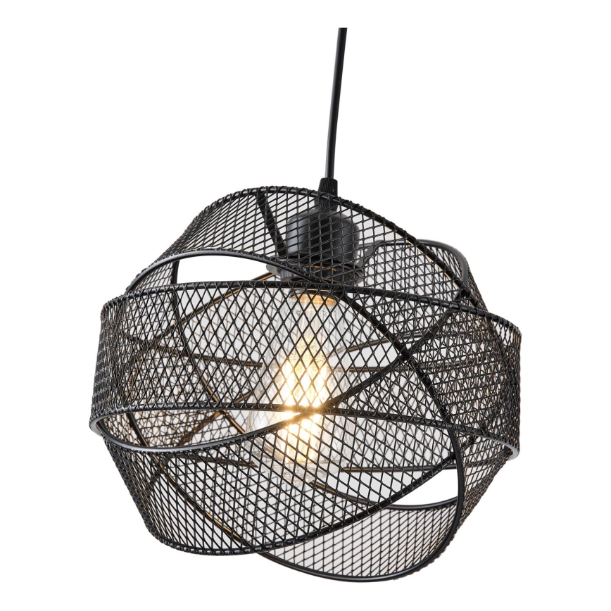 Hängeleuchte 1xE27/40W/230V schwarz