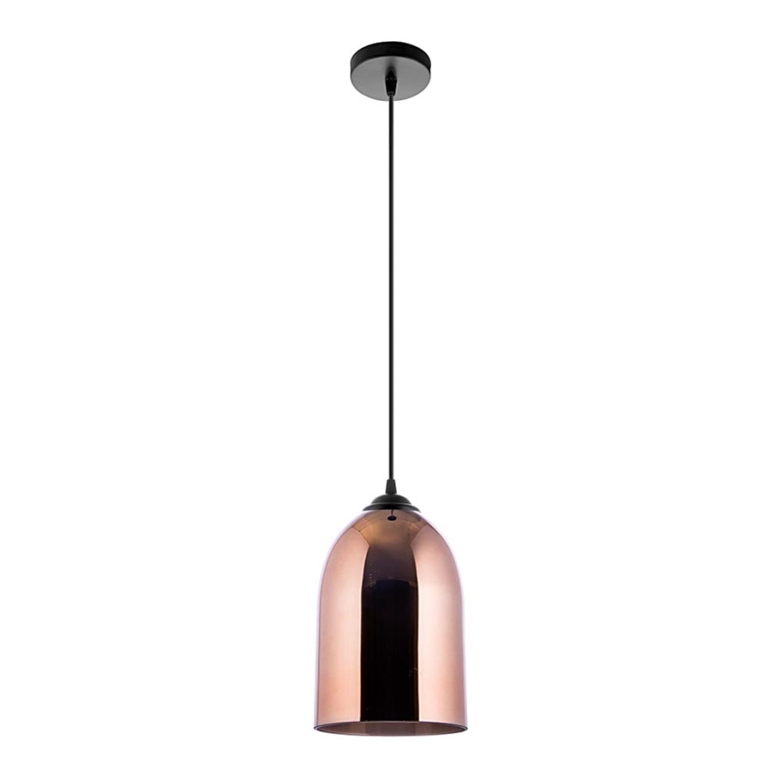 Hängeleuchte 1xE27/60W/230V d 17 cm kupfern