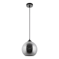 Hängeleuchte 1xE27/60W/230V d 20 cm schwarz