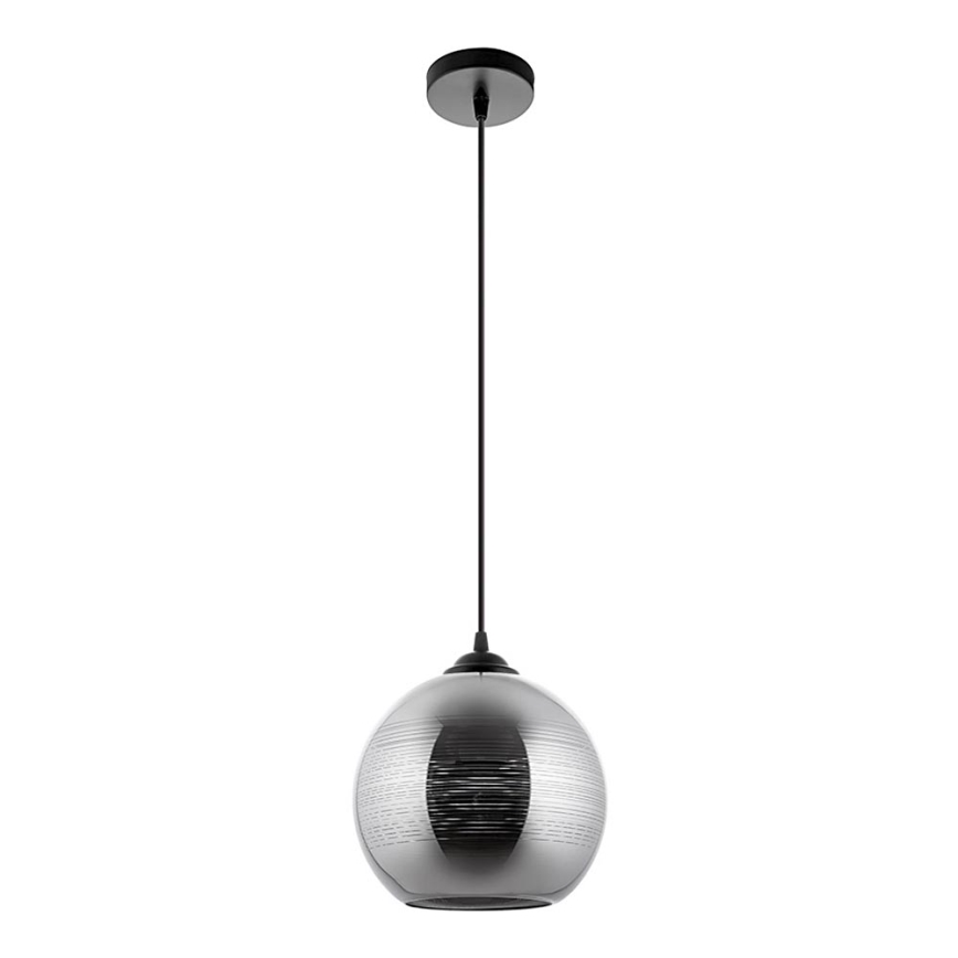 Hängeleuchte 1xE27/60W/230V d 20 cm schwarz