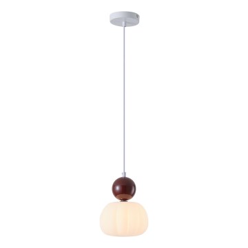 Hängeleuchte 1xG9/7W/230V weiß/braun