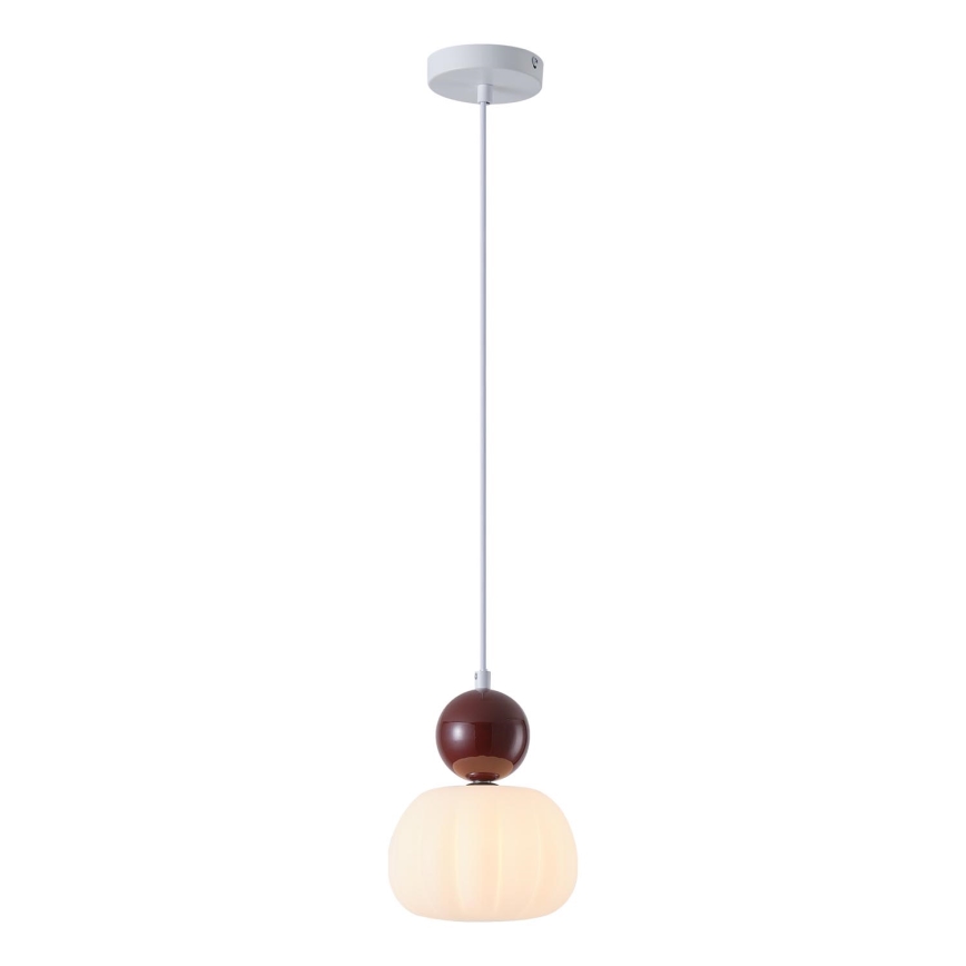 Hängeleuchte 1xG9/7W/230V weiß/braun