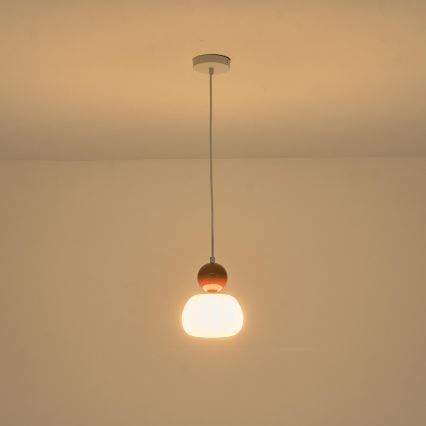 Hängeleuchte 1xG9/7W/230V weiß/braun