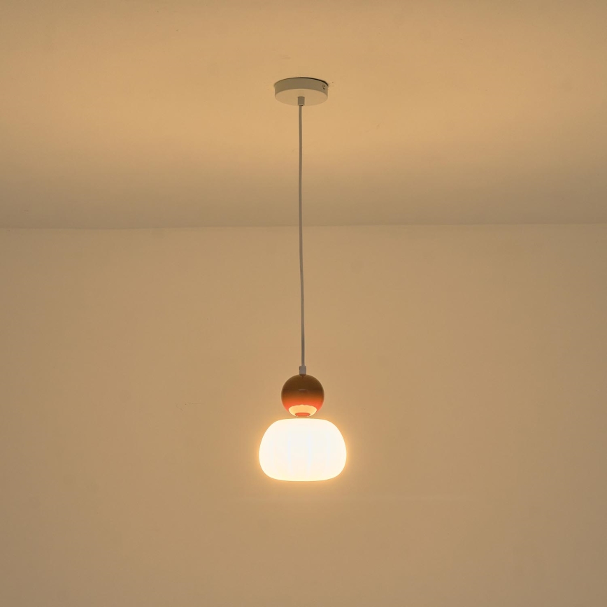 Hängeleuchte 1xG9/7W/230V weiß/braun