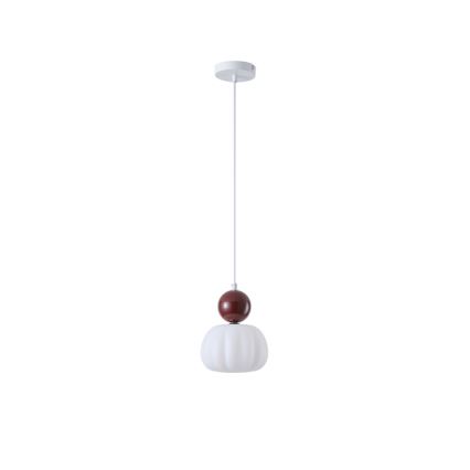Hängeleuchte 1xG9/7W/230V weiß/braun