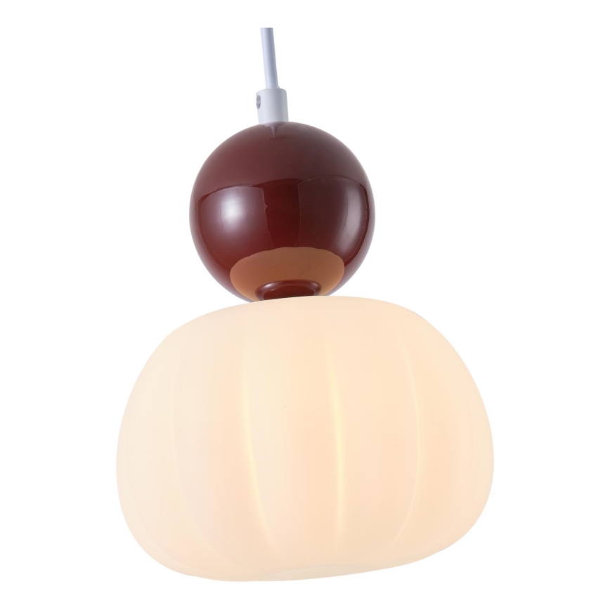 Hängeleuchte 1xG9/7W/230V weiß/braun