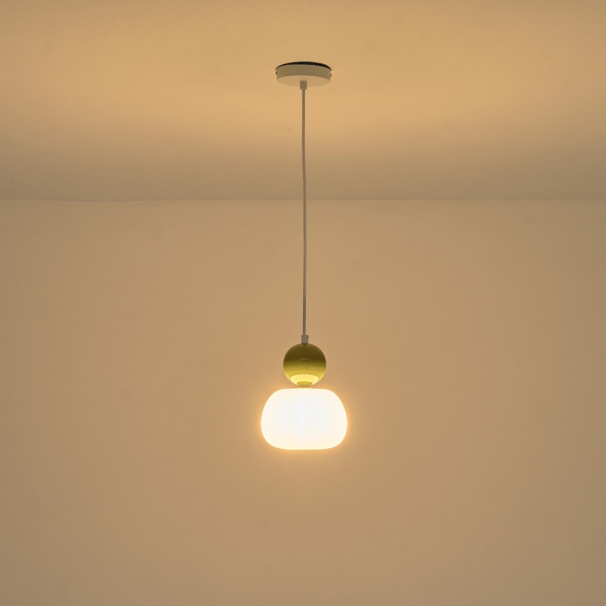 Hängeleuchte 1xG9/7W/230V weiß/grün