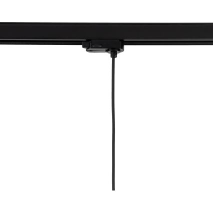 Hängeleuchte für 3-Phasen-Schienensystem TRACER 1xE27/15W/230V d 38 cm schwarz/braun