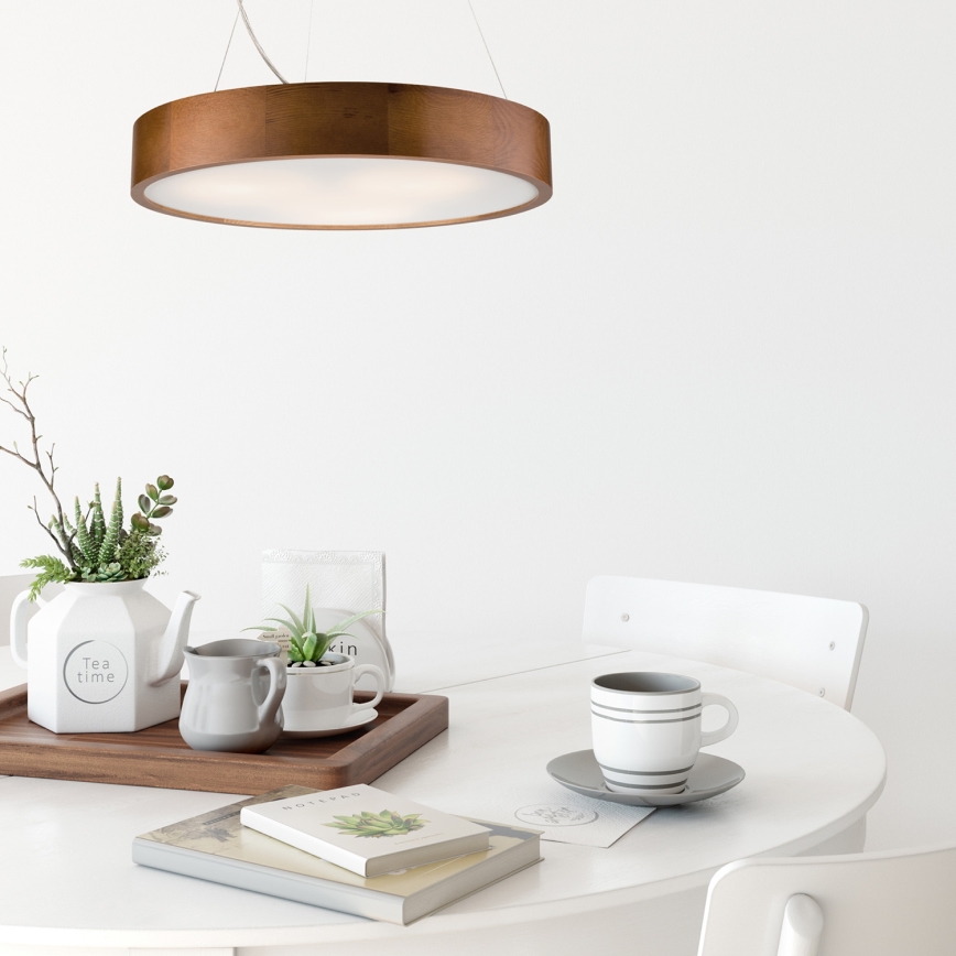Hängeleuchte 3xE27/60W/230V ø 47 cm Kiefer