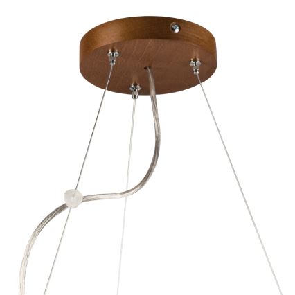Hängeleuchte 3xE27/60W/230V ø 47 cm Kiefer
