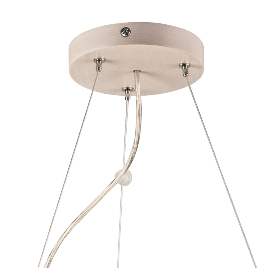 Hängeleuchte 3xE27/60W/230V ø 47 cm Kiefer