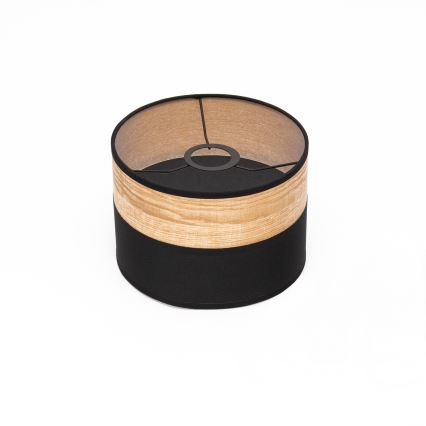 Hängeleuchte ALBA 1xE27/15W/230V Ø 20 cm schwarz/braun