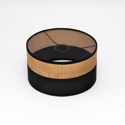 Hängeleuchte ALBA mit Kabel 1xE27/15W/230V Ø 25 cm schwarz/braun