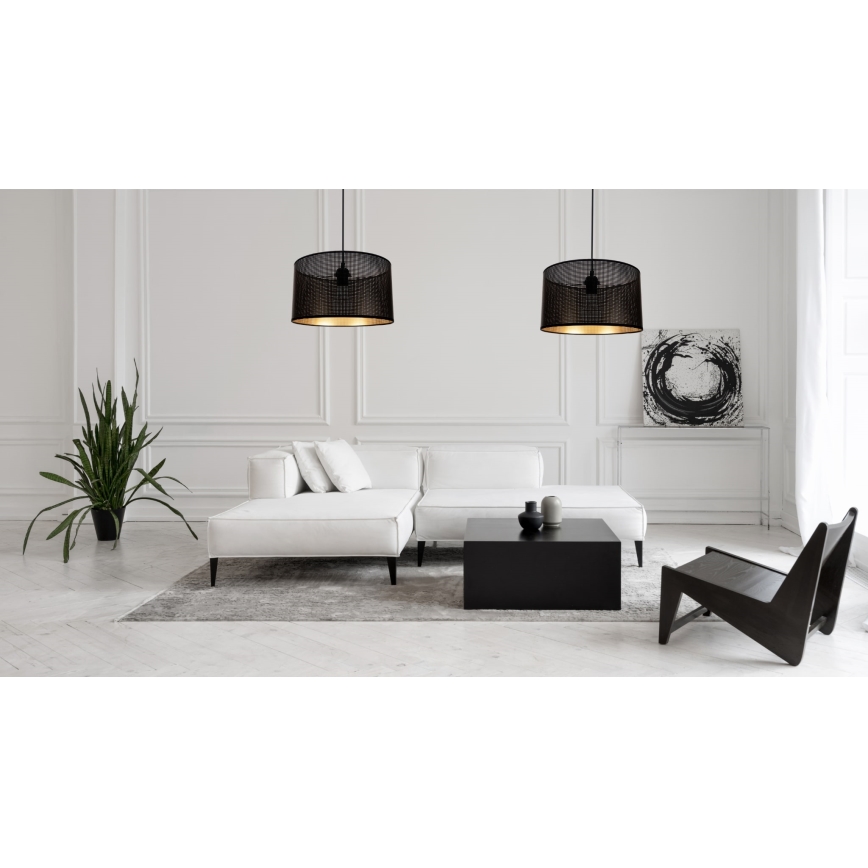 Hängeleuchte ALDO 2xE27/60W/230V Spinne schwarz
