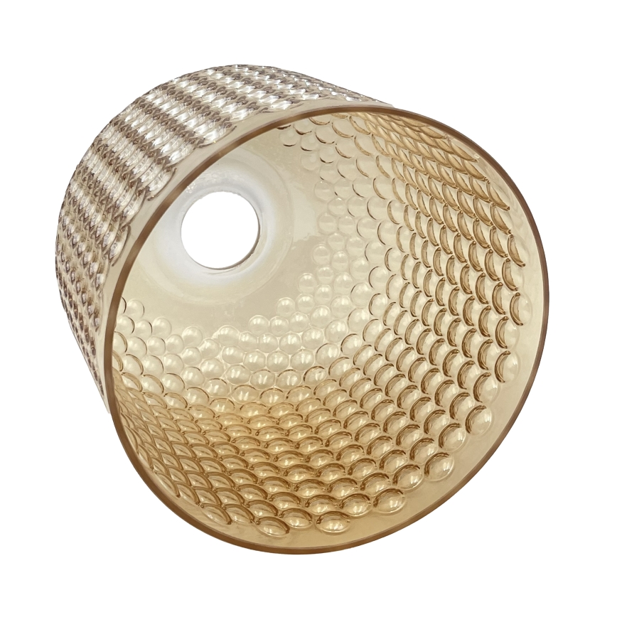 Hängeleuchte am Kabel ROCCO 1xE27/15W/230V gold/rauchbeige