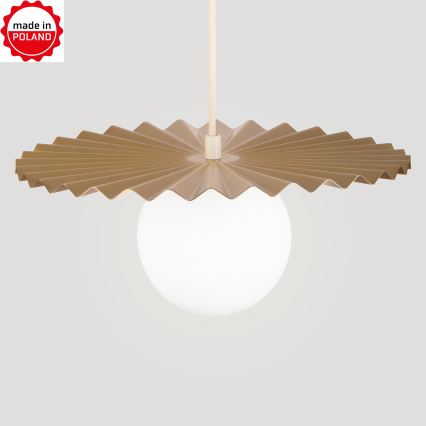 Hängeleuchte am Kabel SUNPLISS 1xG9/10W/230V Ø 30 cm gold/creme