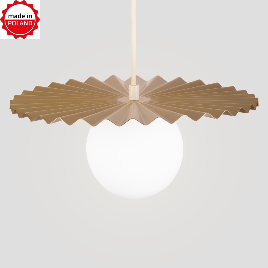 Hängeleuchte am Kabel SUNPLISS 1xG9/10W/230V Ø 30 cm gold/creme