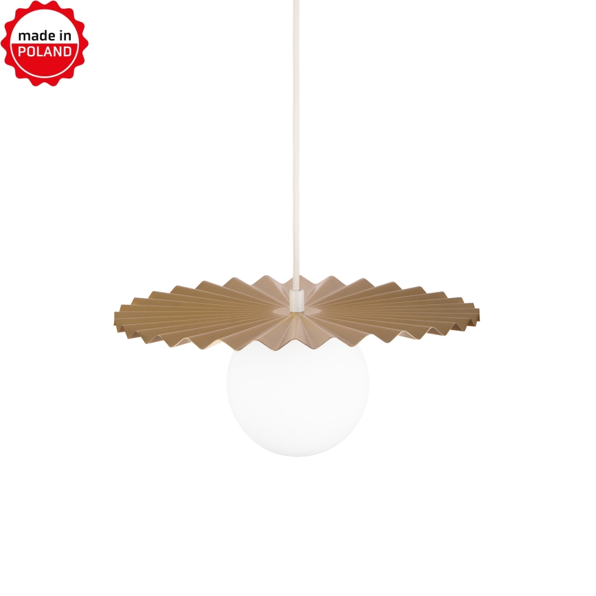 Hängeleuchte am Kabel SUNPLISS 1xG9/10W/230V Ø 30 cm gold/creme