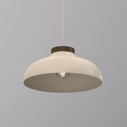 Hängeleuchte an Kabel BASCA 1xE27/15W/230V beige/braun
