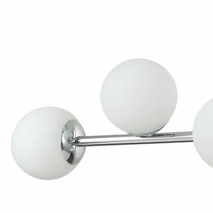Hängeleuchte an Kabel MADDIE 6xE14/5W/230V glänzender Chrom