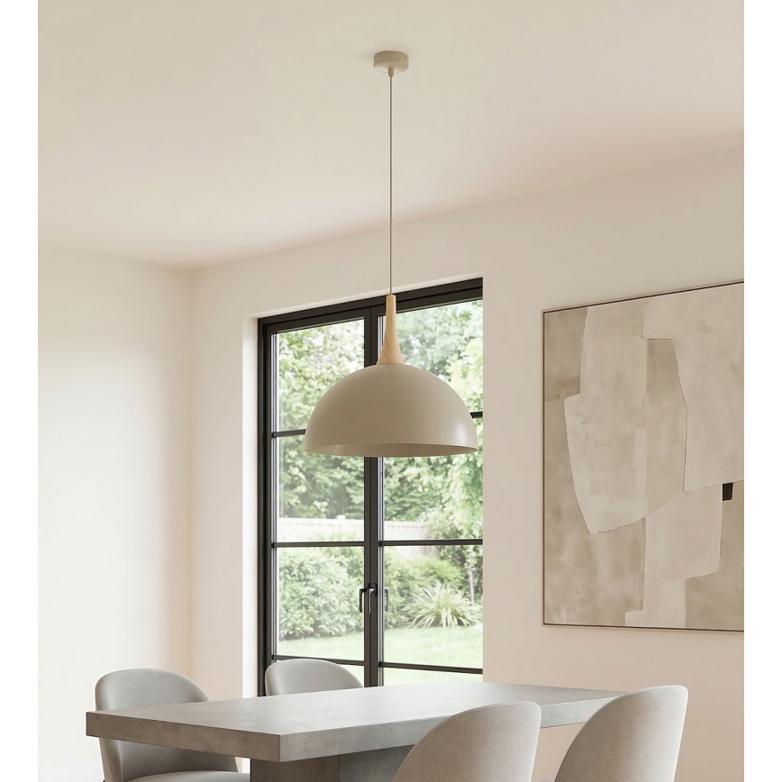Hängeleuchte an Kabel NAUTICA 1xGX53/12W/230V beige