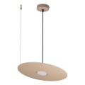 Hängeleuchte an Kabel PIATTO 1xGX53/15W/230V Ø 35 cm beige