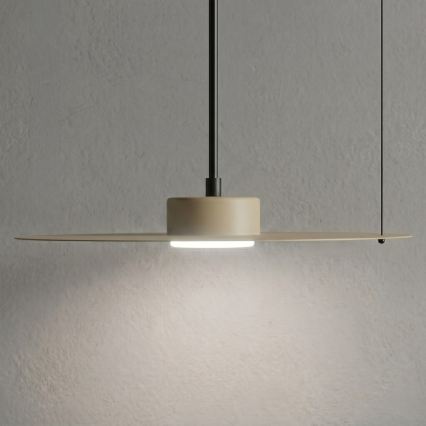 Hängeleuchte an Kabel PIATTO 1xGX53/15W/230V Ø 35 cm beige