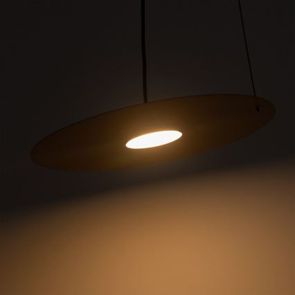 Hängeleuchte an Kabel PIATTO 1xGX53/15W/230V Ø 35 cm beige