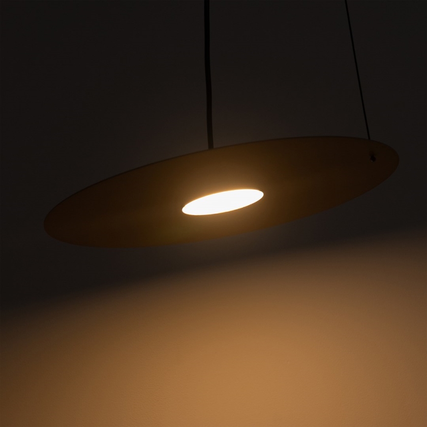 Hängeleuchte an Kabel PIATTO 1xGX53/15W/230V Ø 35 cm beige