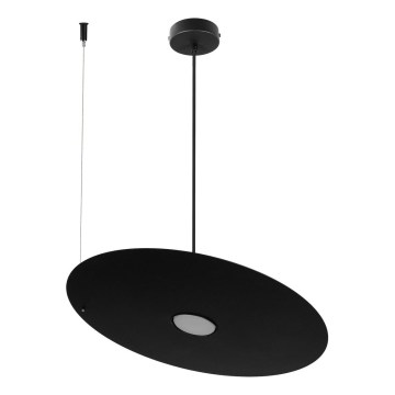 Hängeleuchte an Kabel PIATTO 1xGX53/15W/230V, Ø 45 cm, schwarz