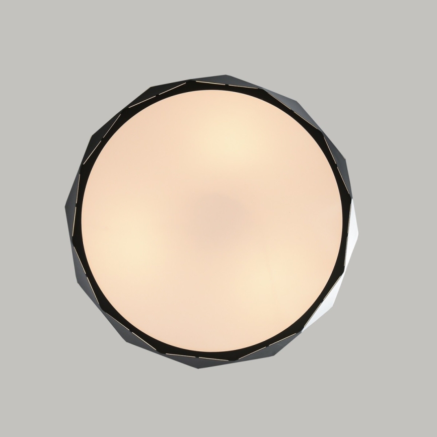 Hängeleuchte an Kabel REUS 3xE27/40W/230V Ø 47 cm, schwarz