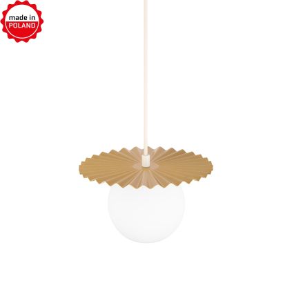 Hängeleuchte an Kabel SUNPLISS 1x G9/10W/230V Ø 20 cm gold/creme