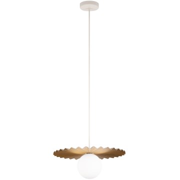 Hängeleuchte an Kabel SUNPLISS 1xG9/10W/230V Ø 35 cm gold/creme