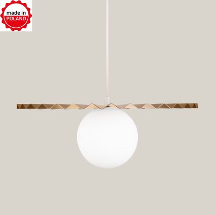 Hängeleuchte an Kabel SUNPLISS 1xG9/10W/230V Ø 35 cm gold/creme